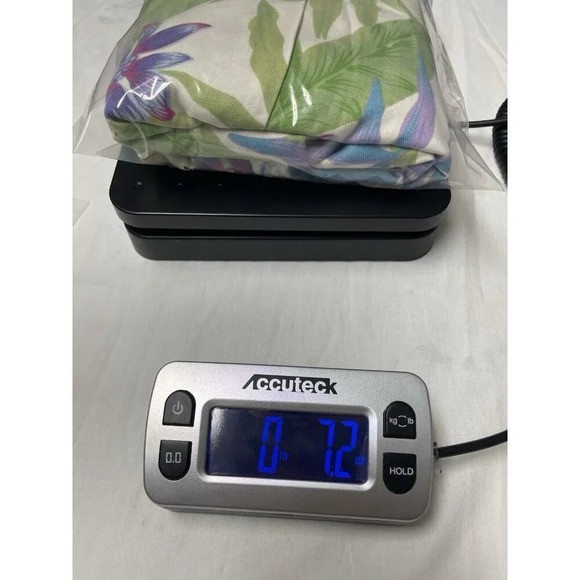 Vtg Reef Island Silk Dress L Hawaiian Floral Palm Straight Midi Side Slit Resort - Picture 13 of 13